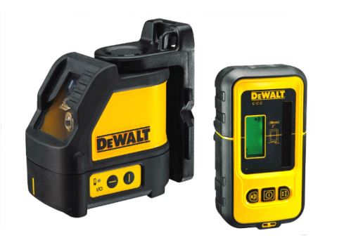 DeWALT Cross laser s sprejemnikom DW088KD