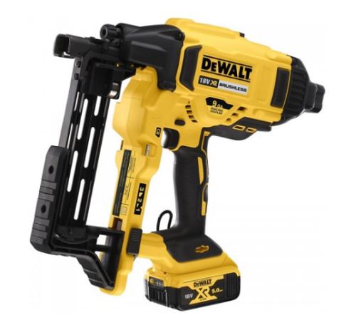 DEWALT Baterijski spenjalnik za ograje 18V 2x5,0Ah DCFS950P2