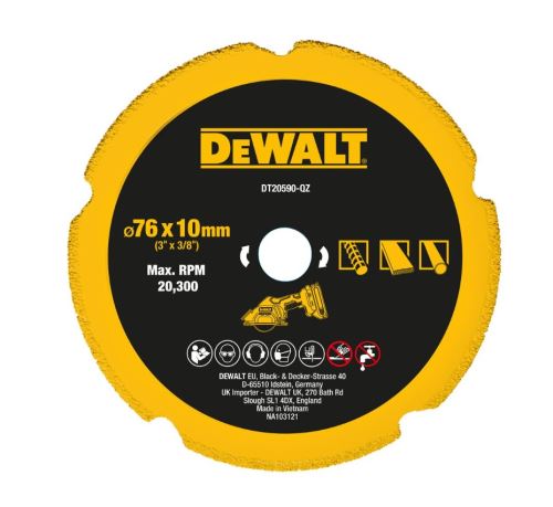 DeWALT Diamantni disk za več materialov, 75 mm DT20590