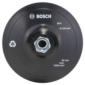 BOSCH Gumijasta brusilna plošča za kotne brusilnike, Velcro, 125 mm D = 125 mm 2609256272