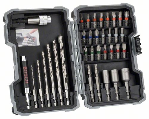 BOSCH 35-delni set vijačnih nastavkov in svedrov za les 2607017566