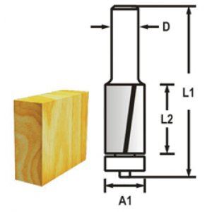 MAKITA Rezkar za utore 2 stebla rezilnega roba 6 mm, 12,7x26x69 mm D-47715