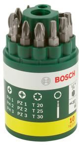 BOSCH 10-delni set izvijačev 2607019452