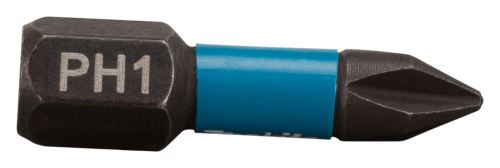 MAKITA torzijski nastavek 1/4" IMPACT BLACK PH1, 25 mm 2 kosa B-63600