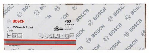 BOSCH Brusni papir C470 (50 kos) 115 x 230 mm, 60 2608607932