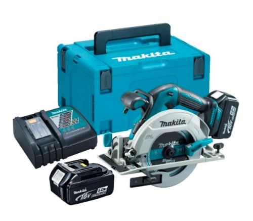 Makita Aku akumulatorska krožna žaga Li-ion LXT 18V/5,0Ah, Makpac DHS680RTJ