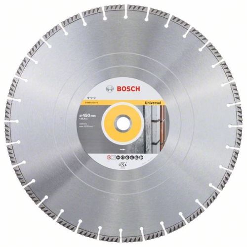 BOSCH Diamantna rezalna plošča Standard for Universal 450 × 25,4 450x25,4x3,6x10 mm 2608615074