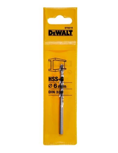 DEWALT Sveder za kovino HSS-G 6 mm DT5216