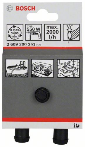 BOSCH Vodna črpalka 2000 l/h, 1/2", 4 m, 40 m, 30 sek. 2609200251