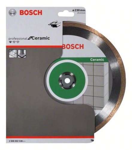 BOSCH Diamantna rezalna plošča Standard for Ceramic 230 x 25,40 x 1,6 x 7 mm 2608602538