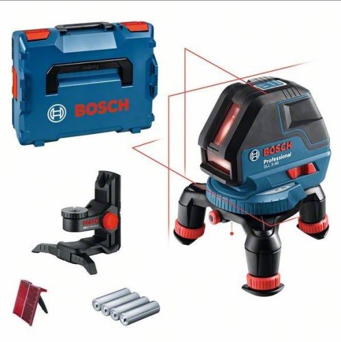 Bosch Cross laser + univerzalno držalo (novo) + L-Boxx 136 BOSCH GLL 3-50 Pro. + BM 1