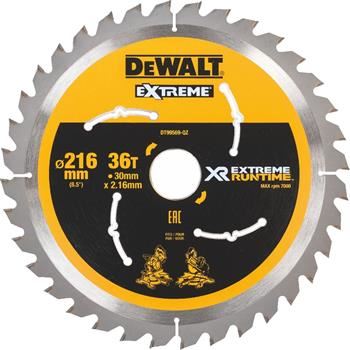 DeWALT žagin list (idealen za FLEXVOLT žage) 216 x 30 mm, 36 zob DT99569