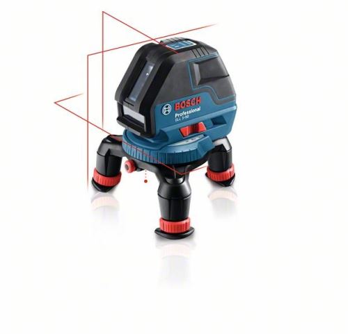 BOSCH Križni laser + univerzalno držalo (novo) + sprejemnik + L-Boxx 136 BOSCH GLL 3-50 + BM 1 + LR 2 + L-Boxx 136