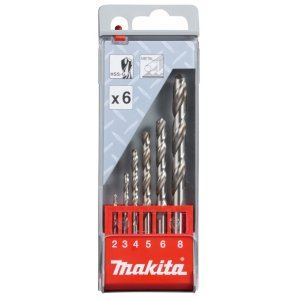 MAKITA set svedrov za kovino HSS-G 1,5/2/2,5/3/3,2/3,5/4/4,5/5/5,2/5,5/6/6,5 mm , 13 kosov D-54019