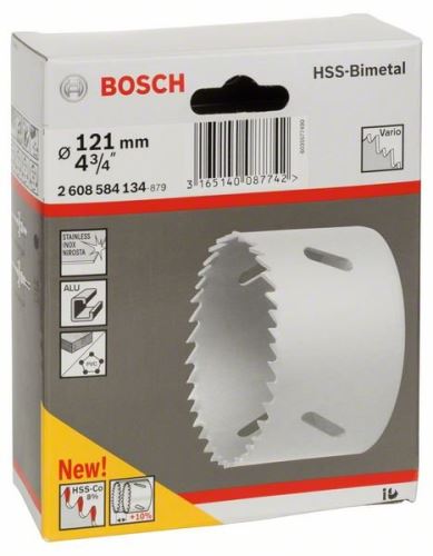 BOSCH HSS-bimetalni luknjač za standardni adapter 121 mm, 4 3/4" 2608584134