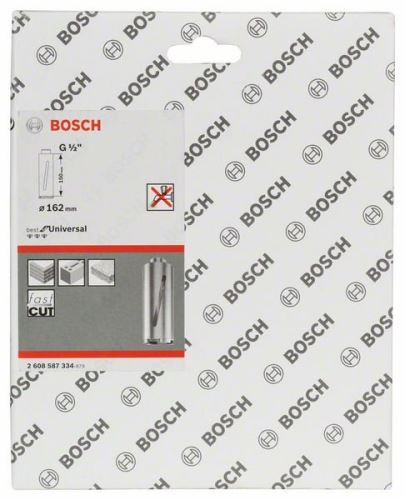 BOSCH Diamantni sveder za suho vrtanje G 1/2" 65 mm, 150 mm, 4 segmenti, 7 mm 2608587321