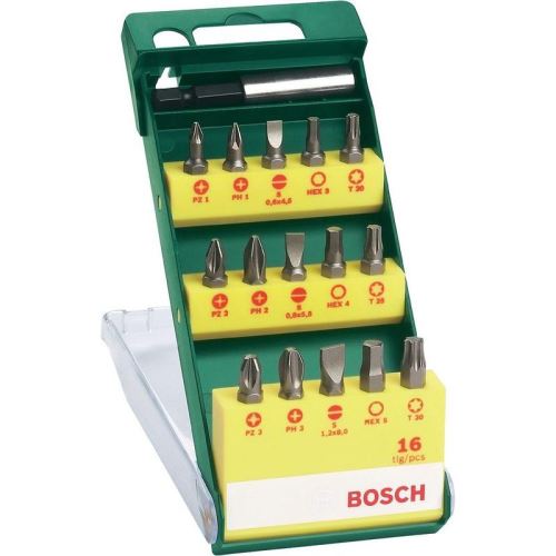 BOSCH 16-delni komplet nastavkov za izvijač 2607019453