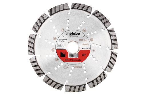 METABO Diamantna rezalna plošča Dia-TS 180x22,23 mm - CP, Beton, Professional 628573000