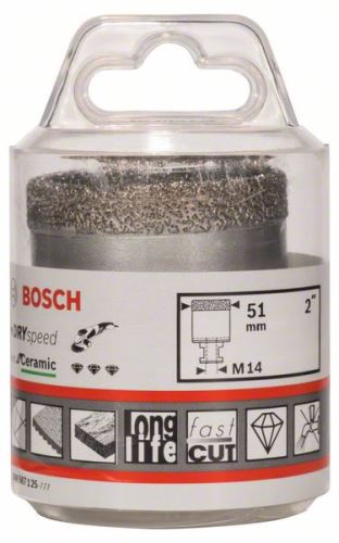 Bosch Diamantni svedri za suho vrtanje Dry Speed Best for Ceramic