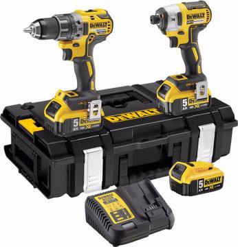 DEWALT Combo komplet baterijskega orodja 18V 3x5,0 Ah DCK266P3