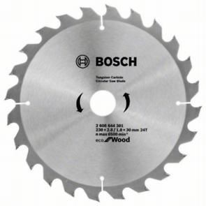 BOSCH žagin list Eco for Wood 230x2,8/1,8x30 24T 2608644381