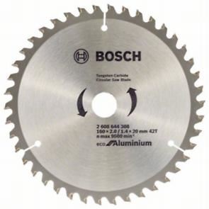 BOSCH žagin list Eco for Aluminium 160x2,0/1,4x20 42T 2608644388