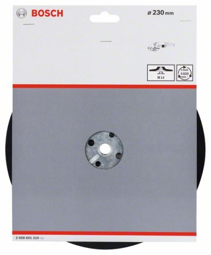 BOSCH Podložna plošča Standard M14 230 mm 230 mm, 6.650 rpm 2608601210