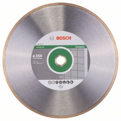 BOSCH Diamantna rezalna plošča Standard for Ceramic 350 x 30+25,40 x 2 x 7 mm 2608602541