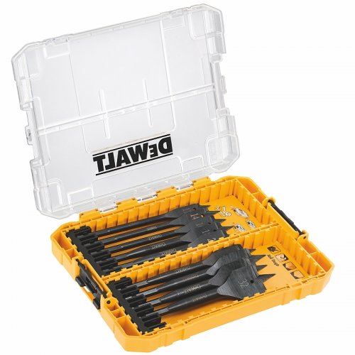 DeWALT Set ploščatih svedrov za les / 12, 14, 16, 18, 20, 22, 25, 28, 32 mm / (9 kosov) DT70751