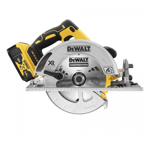 DEWALT Akumulatorska krožna žaga XR 184 mm, 2x 5,0 Ah Li-Ion, v kovčku TSTAK DCS572P2