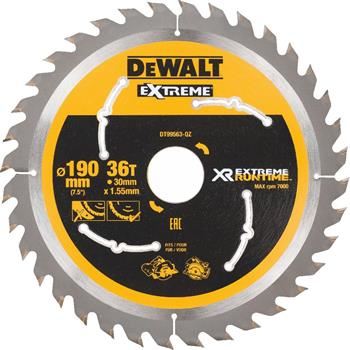 DeWALT žagin list (idealen za FLEXVOLT žage) 190 x 30 mm, 36 zob DT99563