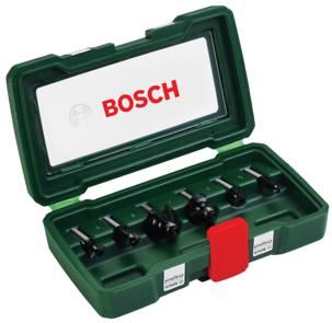 BOSCH 6-delni set rezkarjev iz karbidne trdine (Ø stebla 8 mm) 2607019463