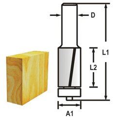 MAKITA Rezkar za utore 2 stebla rezilnega roba 8 mm, 12,7x13x56 mm D-47737