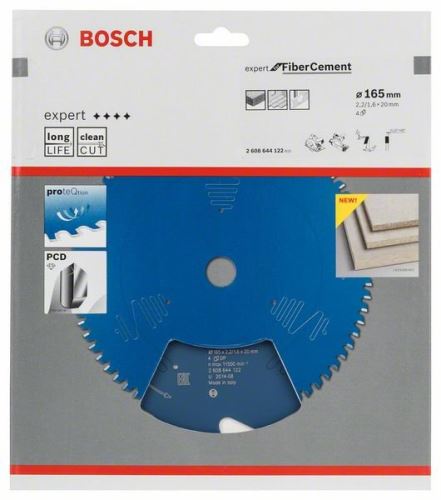 BOSCH žagin list Expert for Fibre Cement 165 x 20 x 2,2 mm, 4 2608644122