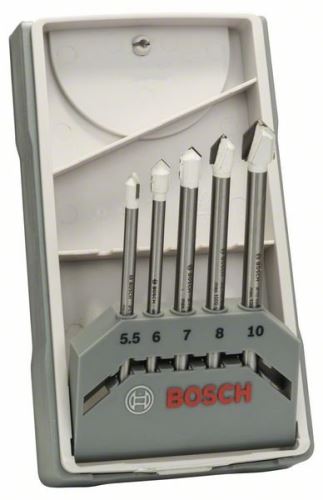 BOSCH 5-delni set svedrov za ploščice CYL-9 Ceramic 5.5; 6,0; 7,0; 8,0; 10,0 mm 2608587170