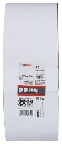 BOSCH 10-delni set brusilnih trakov X440 100 x 610 mm, 60 2608606135