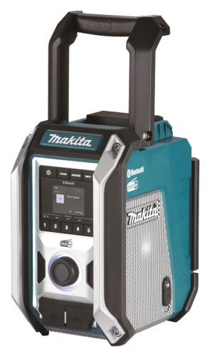 MAKITA polnilni DAB radio, Bluetooth, USB Li-ion CXT 10.8/12V, LXT14.4/18V DMR115