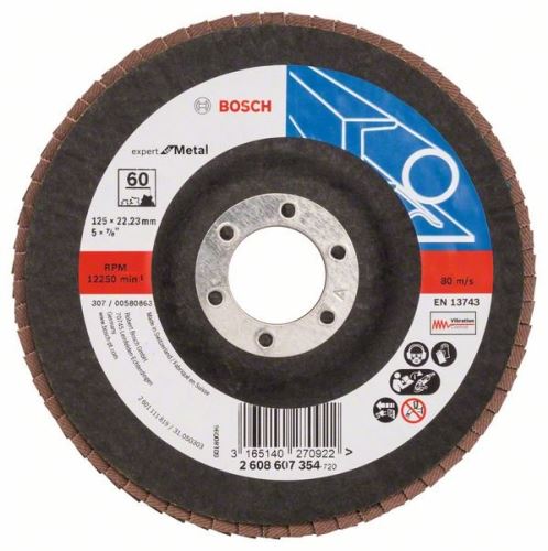 BOSCH Lamelni brus X551, Expert for Metal D = 115 mm; G = 40, lomljeno 2608606752