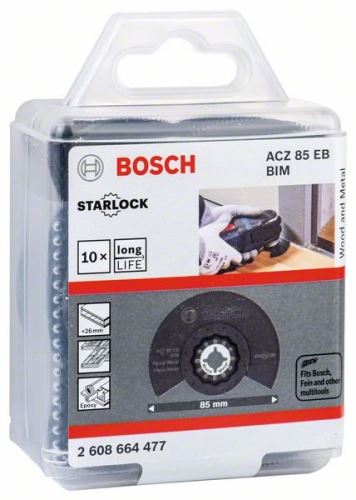 BOSCH RB Segmentni žagin list - 10 kosov ACZ 85 EB 85 mm 2608664477