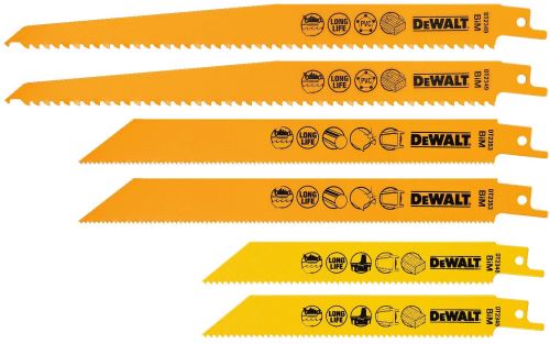 Komplet žaginih listov DEWALT v kovčku za shranjevanje / 2 × DT2345, DT2349, 2 × DT2353 / (6 kosov) DT2444