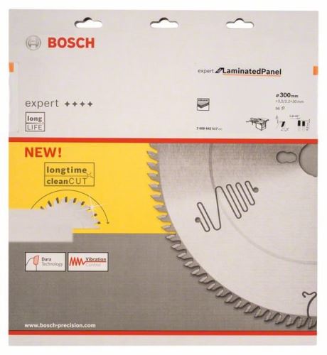 BOSCH žagin list Expert for Laminated Panel 300 x 30 x 3,2 mm, 96 2608642517