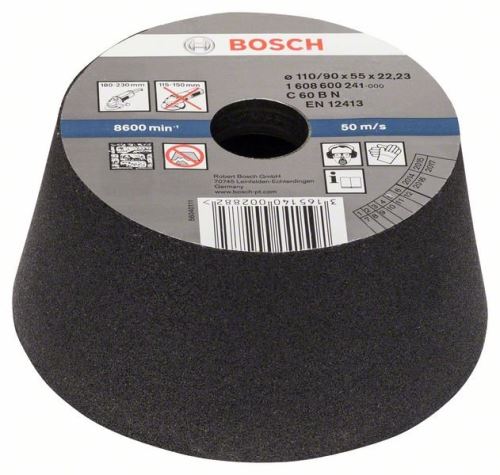 BOSCH Brusilni lonec, stožčast - kamen/beton 90 mm, 110 mm, 55 mm, 60 1608600241