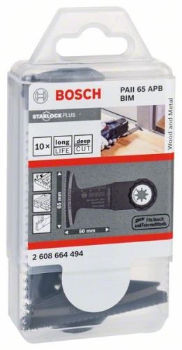 BOSCH List potopne žage PAII65 APB 50 x 65 mm (10 kosov) 2608664494