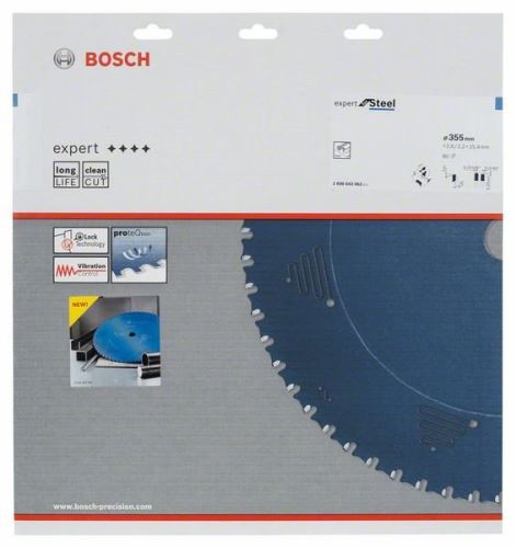 BOSCH List krožne žage Expert for Steel 355 x 25,4 x 2,6 mm, 80 2608643062