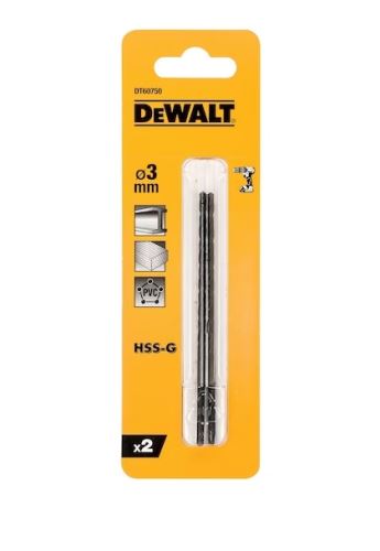 DEWALT Sveder za kovino HSS-G 3 x 66 mm DT60750