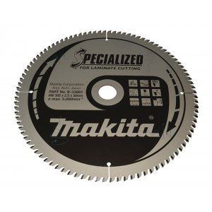 MAKITA žagin list za laminat SPECIALIZED 305x2,5x30 mm 96 zob B-33881