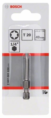 BOSCH Vijačni nastavek ekstra trd Extra-Hart T20, 49 mm 2607001636