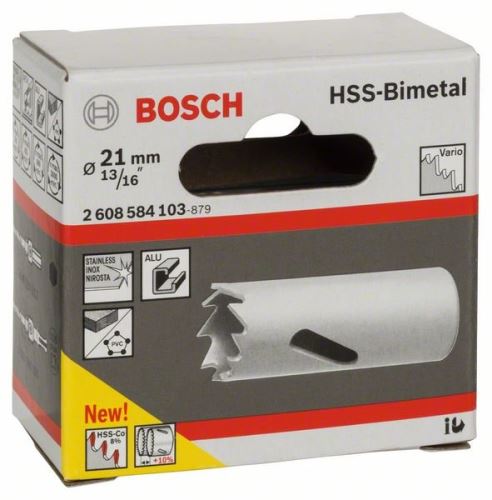 BOSCH HSS-bimetalni luknjač za standardni adapter 21 mm, 13/16" 2608584103