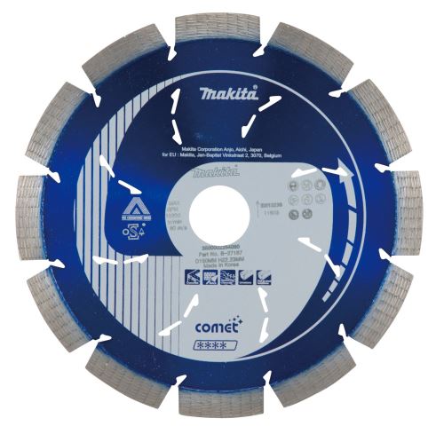 MAKITA diamantna rezalna plošča Comet 150x10x22,23 mm B-27187