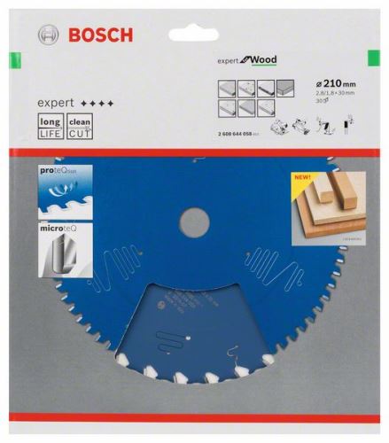 BOSCH žagin list Expert for Wood 210 x 30 x 2,8 mm, 30 2608644058